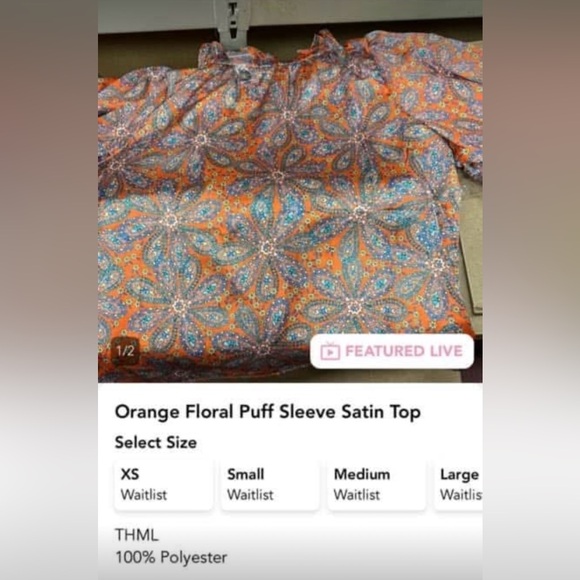 THML blouse - Picture 1 of 4